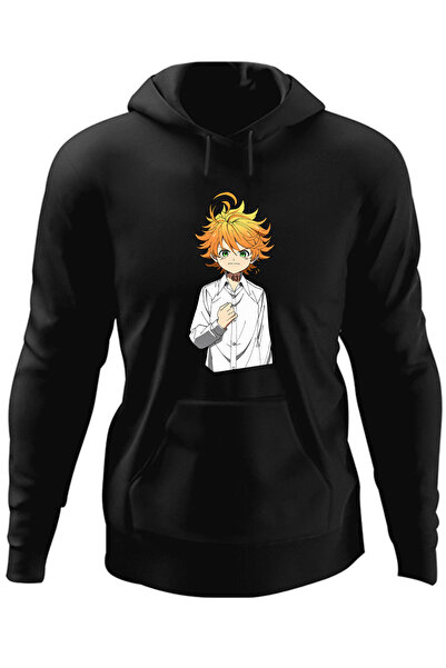 OEM Ανδρικό Φούτερ με Κουκούλα The Promised Neverland Emma 63194 Orphanage Anime