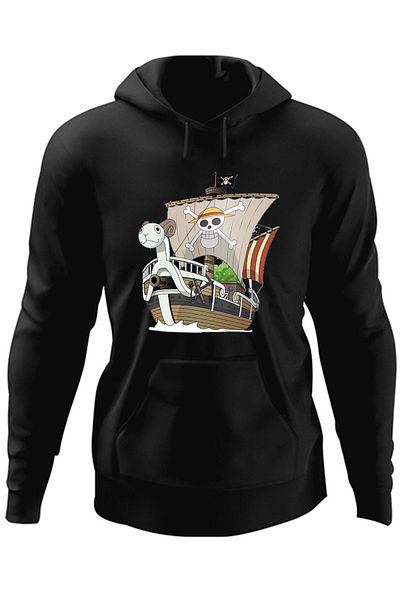OEM Hanorac barbati One Piece Corabie Ship War Caravel Cartoon