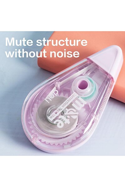 Deli EH360A Correction Tape – 5mm × 12m | Smooth & Silent Application | Strong Adhesion | Noisele