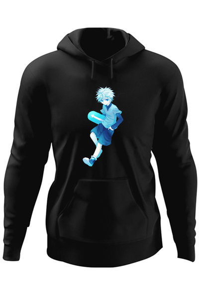OEM Ανδρικό Φούτερ με Κουκούλα Hunter x Hunter Killua Zoldyck Anime