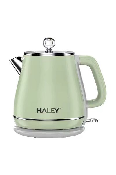 HALEY Electronic Water Kettle, 2.5L, 1800W, Kettle, Stainless Steel, Green
