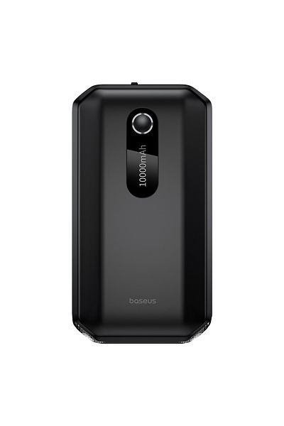 Baseus Starter auto 3 în 1, baterie externă cu lanternă LED de 10000 mAh - Negru