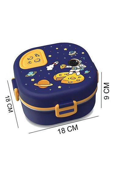 Mobcos Stainless Steel Lunch Containers 3 Compartments Lunch Box with Bowl Bento Box for Adult Kids