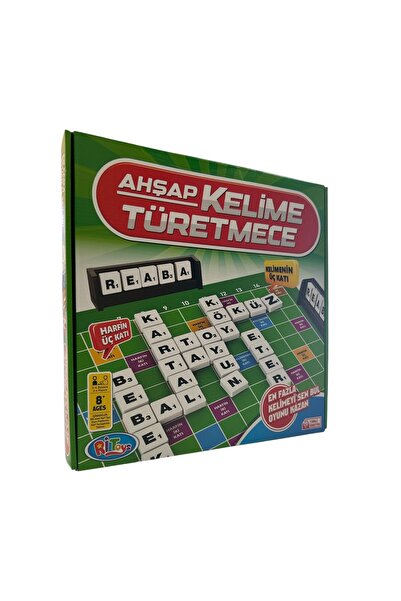 NOVENTRA Ahşap Kelime Üretme Oyunu | Dil Gelişimi ve Zeka Geliştirici Eğitici...