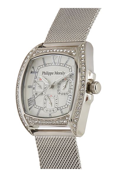 Philippe Moraly Stainless Steel Analog Wrist Watch LS1140QWW