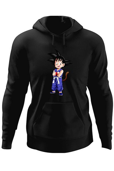 OEM Men's Hoodie Son Goku Dragon Ball Z Bebe Child Chibi