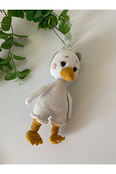 Adenya El Örgüsü Ördek Figürlü Amigurumi Oyuncak – Sepeti
