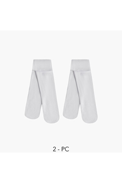 Juniors Solid Tights with Elasticated Waistband