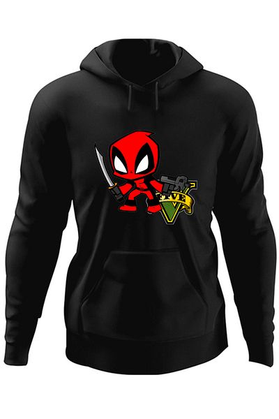OEM Hanorac barbati Deadpool GTA5 Baby Ninja