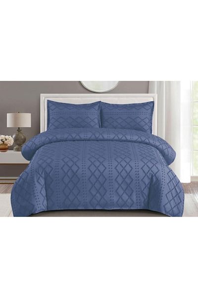 OEM Bed Linen Grofat M3, Uni, 4 pieces, 2 persons, 230x250cm, Blue