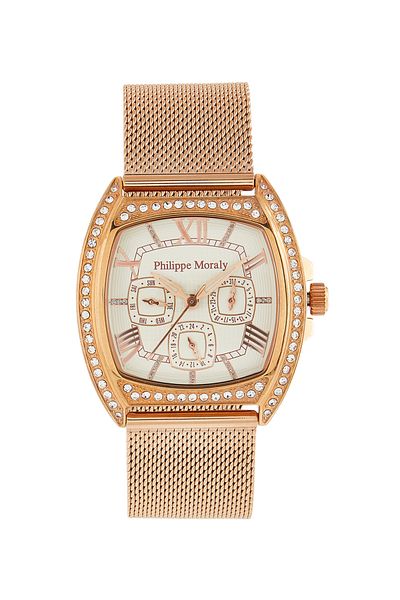 Philippe Moraly Stainless Steel Analog Wrist Watch LS1140QRI
