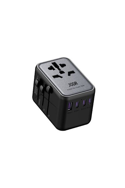 Joda 70W Multi-Port Travel Plug with GaN Technology - Black