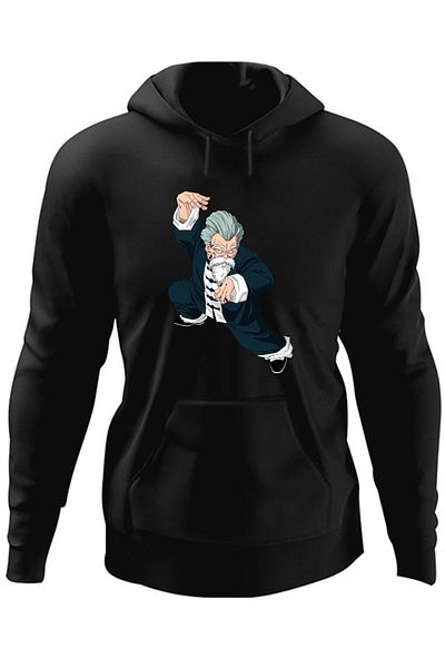 OEM Men's Hoodie Dragon Ball Z Sensei Roshi Zen Yin Yang Reiki