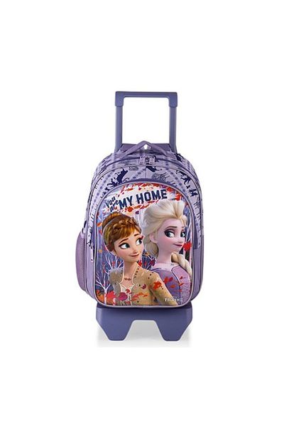 Frozen حقيبة المدرسة الابتدائية بعجلات MY HOME -