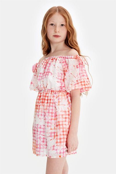 Tyess Girl Patterned Dress