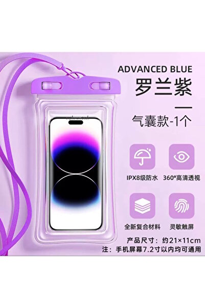 m.tk moveteck Tüm Cihazlar ile Uyumlu Su Geçirmez Telefon Kılıfı Deniz Havuz Su Altı Çekim Waterproof Şeffaf Kılıf