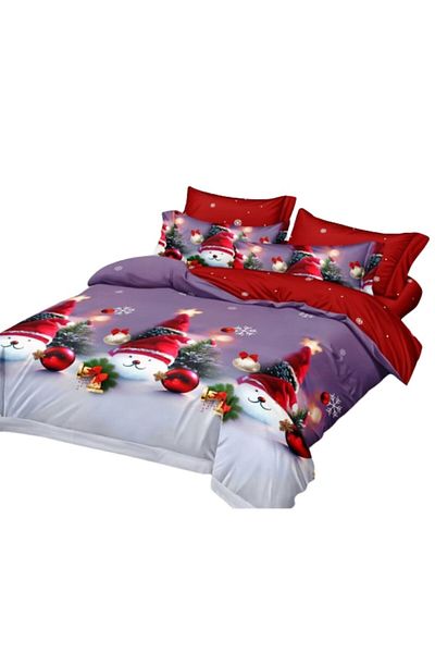 OEM Christmas Teddy Bear Bedding Set, 6 Pieces, Finet Material, Multicolor, 230x250cm