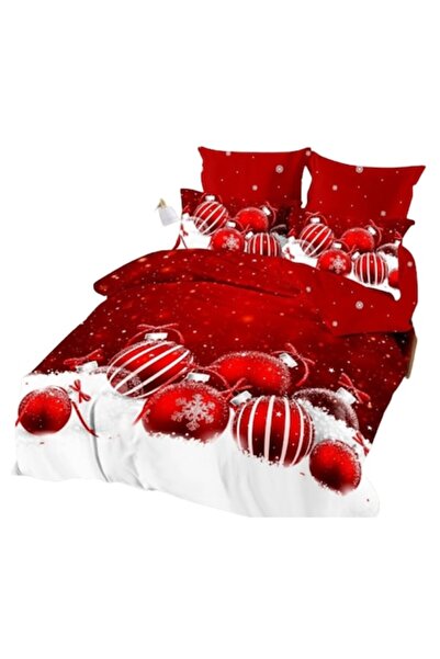 OEM Set de lenjerie de pat de Crăciun, Finet, 6 piese, 2 persoane, 230x250cm,...