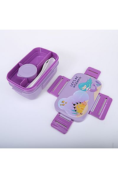 Mobcos Students Lunch Box with Water Bottle Set Double Layer Lunch Box,Fork 1800ml and Drink Cup 500ml