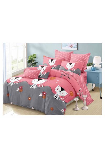 OEM Bed Linen Set, Fine Cotton, 6 Pieces, 2 Persons, 240 x 250cm, M3