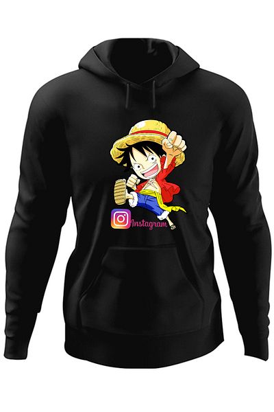OEM Hanorac barbati One Piece Luffy Instagram Creator Insta Gamer