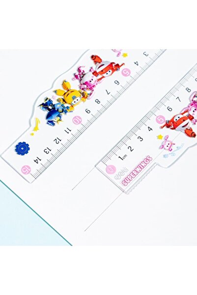 Deli EH658 15cm Ruler – Easy-Grab Desk Design with Clear Graduation – Compact Ruler in Yellow &
