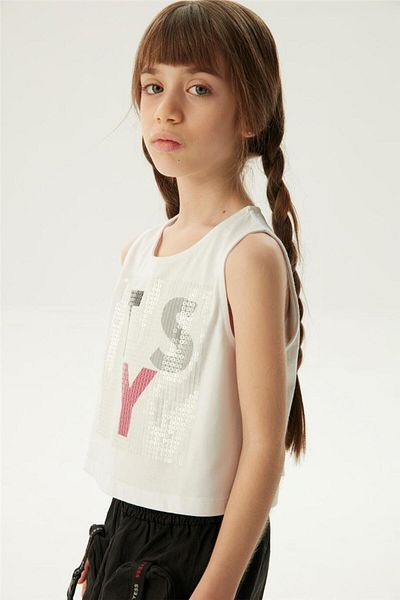 Tyess Girl White Undershirt