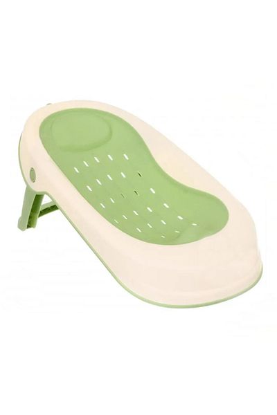 Beberoyal Suport anatomic pentru baie, antiderapant, pliabil, 0-12 luni, Verde