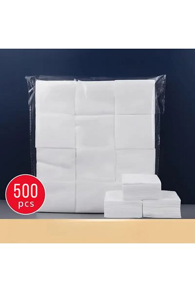 NutraBella Makeup Remover Pad, Thin, Soft Facial Cleansing Wipes Eyelash Cleaning 500 Pieces