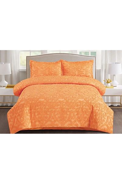 OEM Bed Linen Set, Grofat M6, Uni, 4 pieces, 2 persons, 230x250cm, Orange