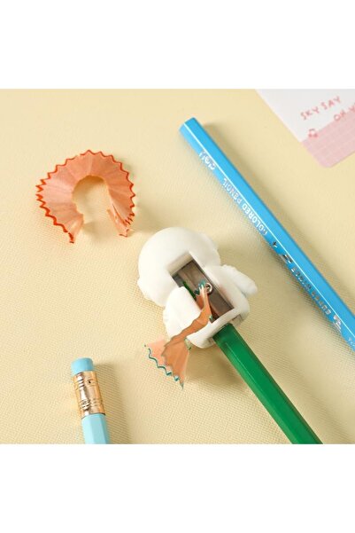 Deli EH571 – Astronaut Pencil Sharpener (φ6.9–8mm) – White