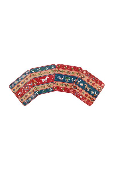 Magnetella Coasters, traditional Romanian gifts, Folk Motifs, MB135