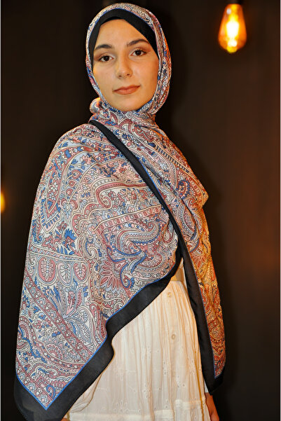 MSCARFS شال حرير فوال قطن بنمط هزار