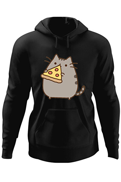 OEM Hanorac barbati Pusheen Cat Pizza Pisica Kitten Meow