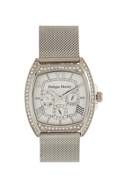 Philippe Moraly Stainless Steel Analog Wrist Watch LS1140QWW