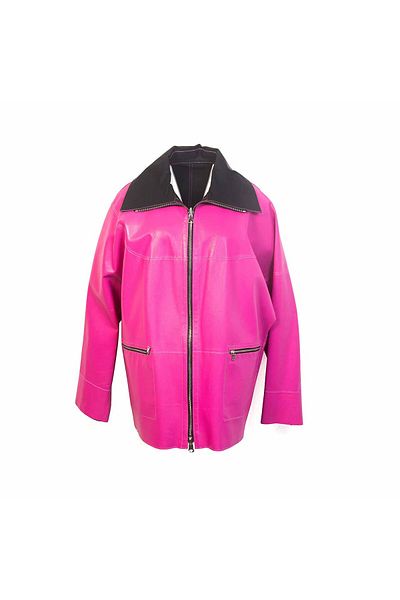 Rouge Women's Leather Coat Z2257