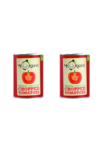 MR. ORGANIC Mr Organic, Italian Organic Chopped Tomatoes 400g (Pack of 2)