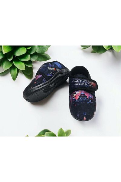 GEZER Full Orthopedic Velcro Non-Slip Sole Home Nursery School Slippers