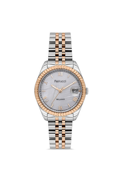 Ferrucci FER.03581M.05 ساعة يد نسائية بسوار فولاذي