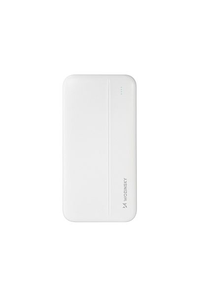 WOZINSKY Powerbank Li-Po 10000mAh 2xUSB biały