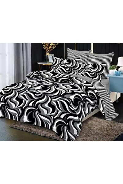 OEM Double Bed Linen, Finet, 6 Pieces, Abstract Print, 230x250cm