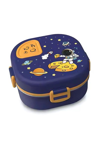 Mobcos Stainless Steel Lunch Containers 3 Compartments Lunch Box with Bowl Bento Box for Adult Kids