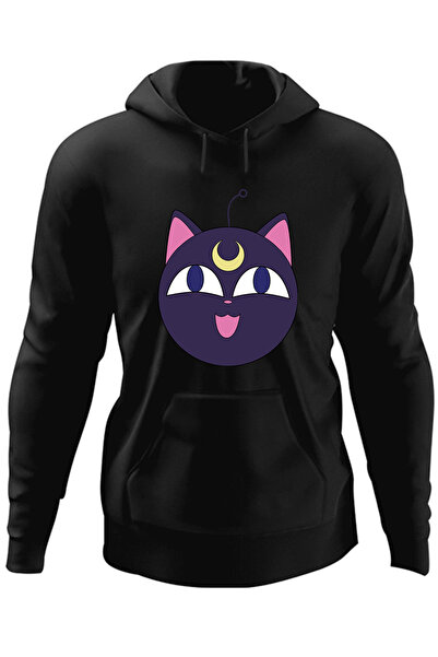 OEM Ανδρική μπλούζα Sailor Moon Cat Luna Cat Christmas