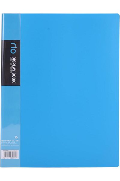 Deli 5035 Display Book - Assorted Colors