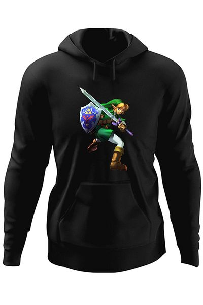 OEM Men's Hoodie The Legend of Zelda Link Sword Shield