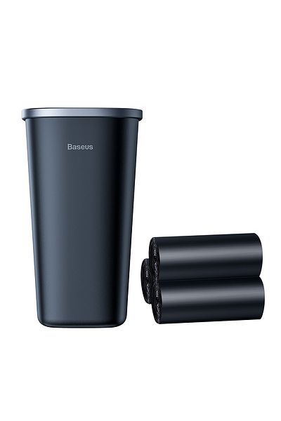 Baseus Mini kosz na śmieci do biura lub samochodu montowany w uchwycie na kubek - czarny