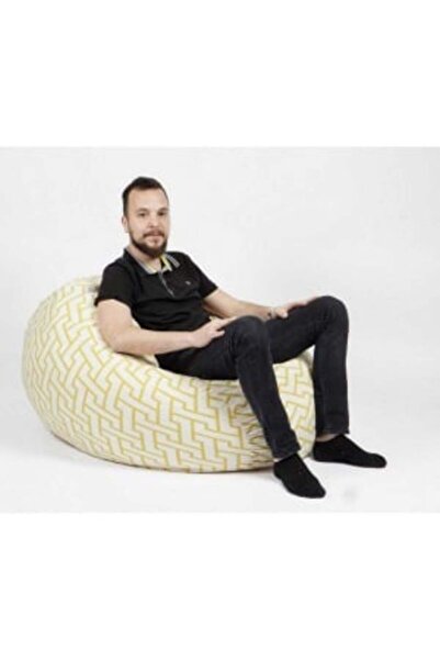 Pufrelax Fotoliu Matusalem, Material Textil - Zappity Yellow