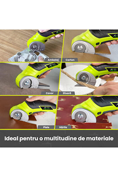 GlowforHome GlowforHome universal electric scissors, mini-cutter with spare blade, 2000mAh battery