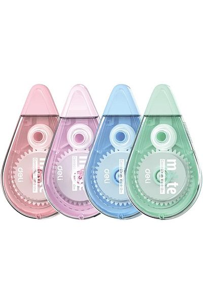 Deli EH360A Correction Tape – 5mm × 12m | Smooth & Silent Application | Strong Adhesion | Noisele