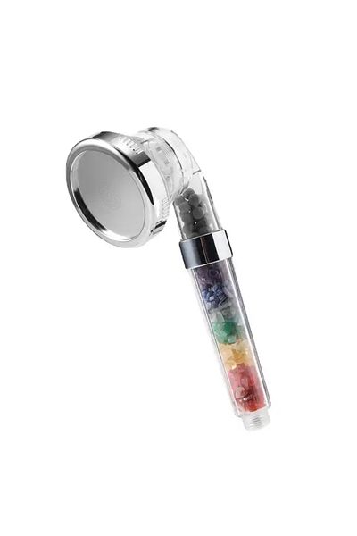 OEM CAP DE DUȘ CU CRISTALE NATURALE PENTRU ECHILIBRAREA ENERGIEI CHAKRELOR